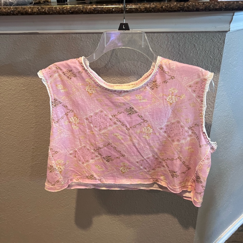 Love shack fancy crop muscle tank